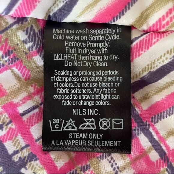 Nils Vintage Retro Y2K Faux Fur Women's Ski Snowboard Jacket Winter Blue - Picture 8 of 13